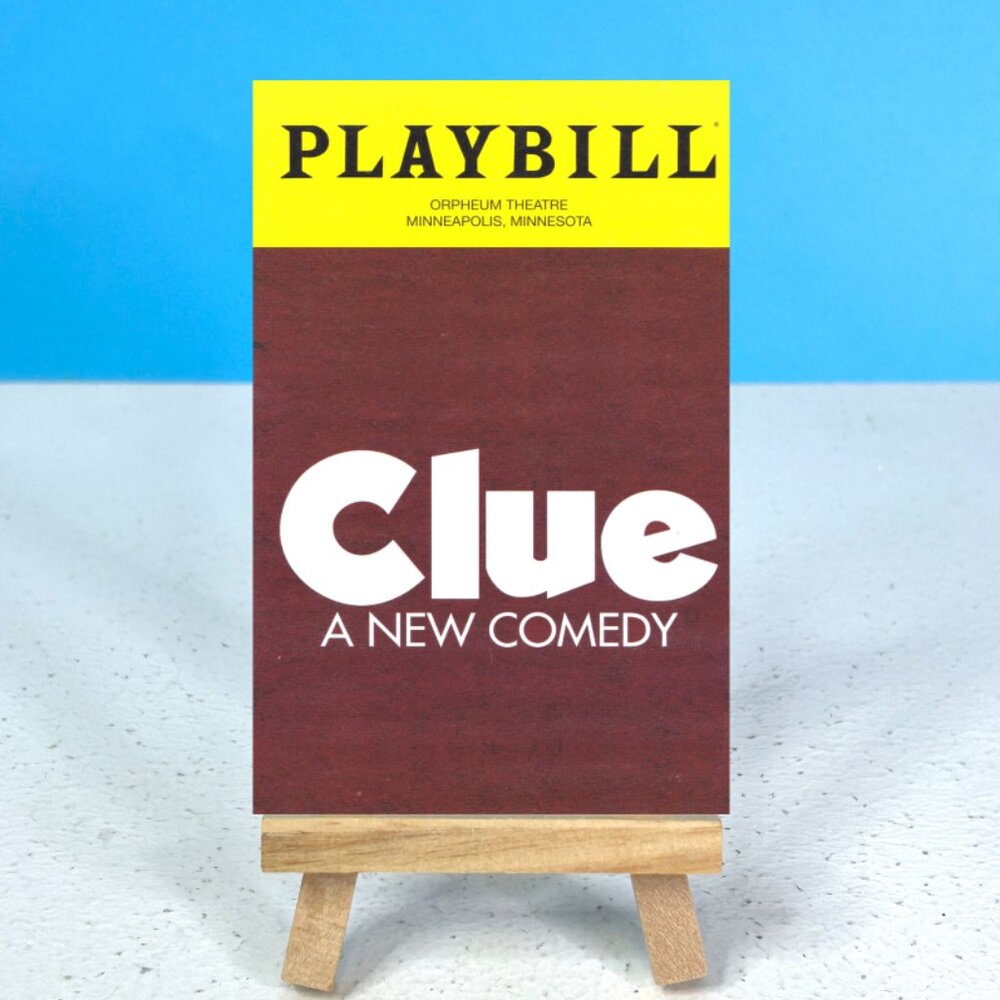 Clue Broadway Musical Memorabilia‎ Playbill Refrigerator Fridge Locker Magnet